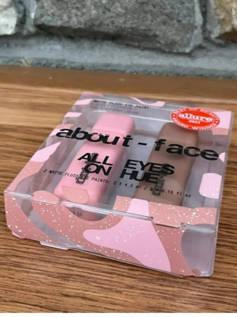 RARE About-Face All Eyes On Hue 2 Matte Fluid Eye Paints In On Pointe & Capulets